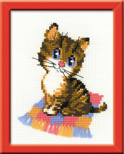 Kitten Starter Cross Stitch Kit By Riolis