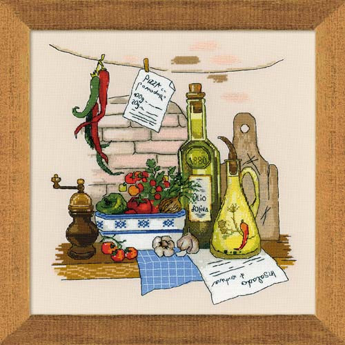 Still Life With Pepper Cross Stitch Kit By Riolis