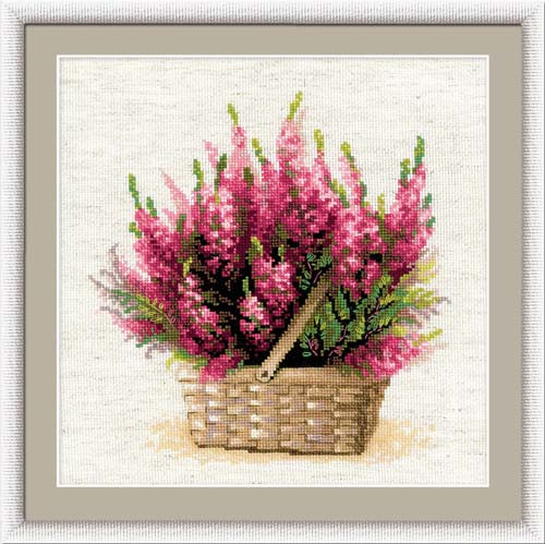 Scottish Heather Cross Stitch Kit By Riolis