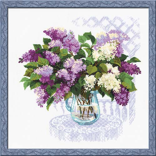 The Smell Of Spring [Lilacs] Cross Stitch Kit