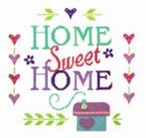 Home Sampler Cross Stitch Kit By Stitching Shed