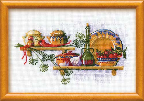 Spice Rack - Dill Cross Stitch Kit