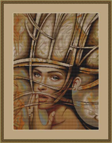 Abstract 1 Cross Stitch Kit By Luca S