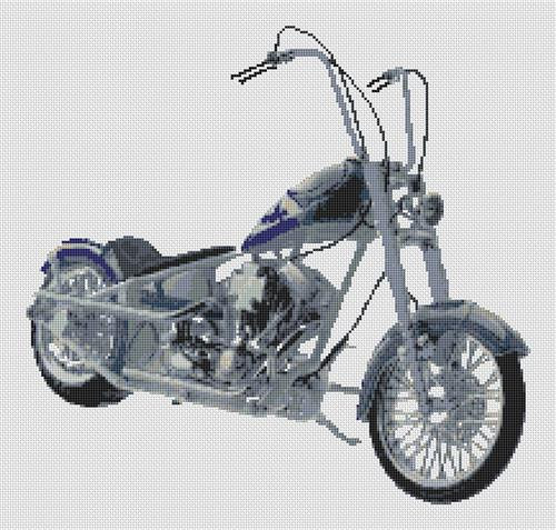 Orange County Chopper (Lucy) Cross Stitch Kit By Stitchtastic