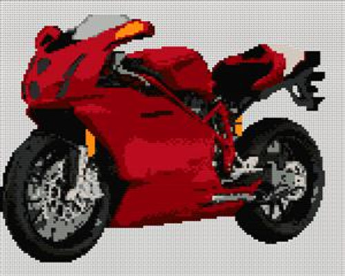 Ducati 999 Motorcycle Cross Stitch Kit