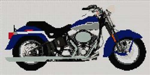 Harley Davidson Softtail Springer Cross Stitch Kit