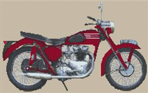 Triumph Twin Cross Stitch Kit