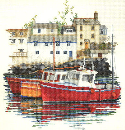 Fishing Village Cross Stitch Kit