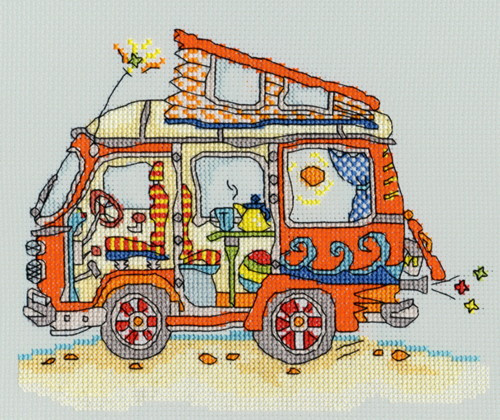 Sew Dinky Vw Van Cross Stitch Kit