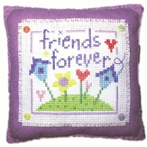 Friends Cushion Cross Stitch Kit