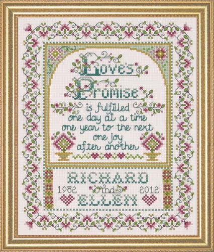 Loves Promise Cross Stitch Kit By Design Works