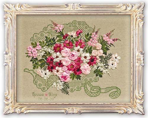 Wedding Bouquet Cross Stitch Kit