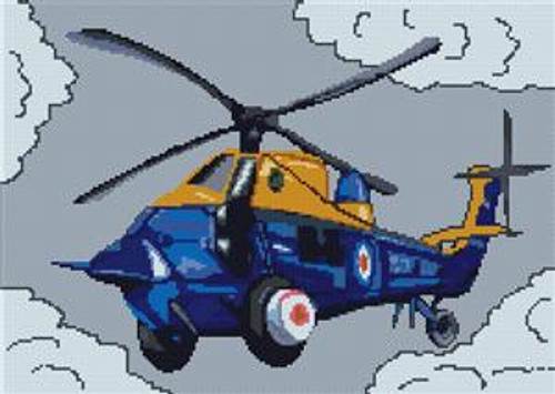Rescue Helicopter Cross Stitch Chart Rescue Helicopter Cross Stitch Chart