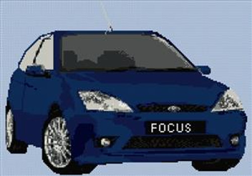 Ford St170 Focus Cross Stitch Pattern