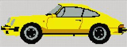 Porsche 911 Cross Stitch Chart