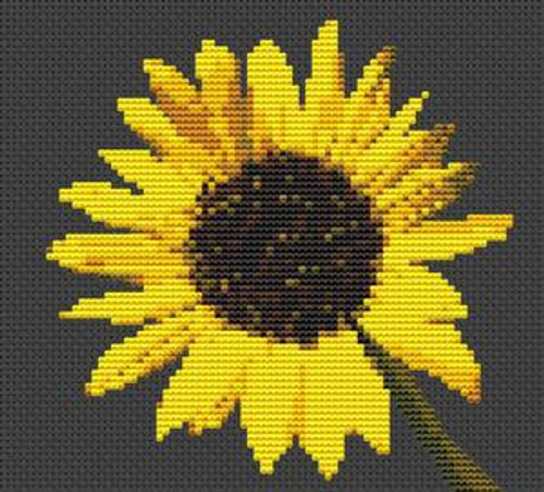 Sunflower Flower Cross Stitch Chart