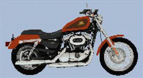 2007 Harley-Davidson Xl50 50Th Anniversary Sportster Cross Stitch Chart