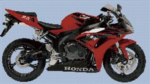 Honda Cbr 1000Rr 2006 Motorcycle Cross Stitch Chart