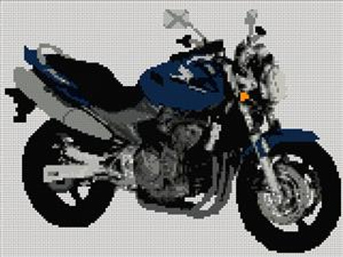 Honda Hornet Motorcycle Cross Stitch Chart