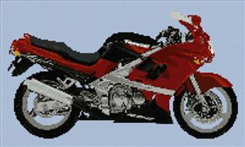 Kawasaki Zzr 600 Cross Stitch Chart