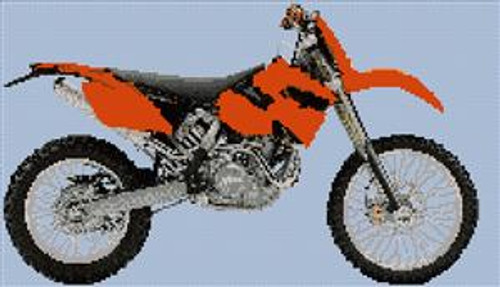 Ktm 450 Exec 2005 Cross Stitch Chart