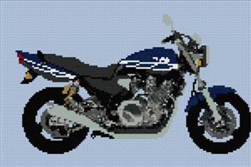 Yamaha Sp 1300 Motorcycle Cross Stitch Chart