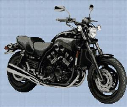 Yamaha Vmax 1200 Motorcyclecross Stitch Chart