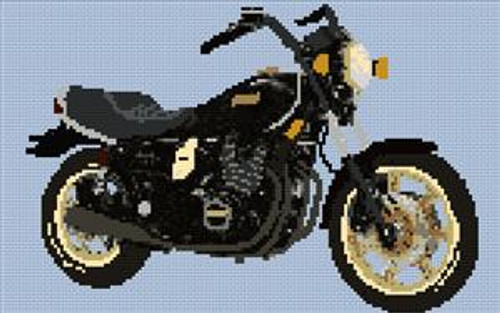 Yamaha Xs 1100 Motor Bike Cross Stitch Pattern