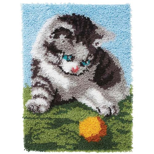 Latch Hook Animals Cats MariesCrossStitch.co.uk