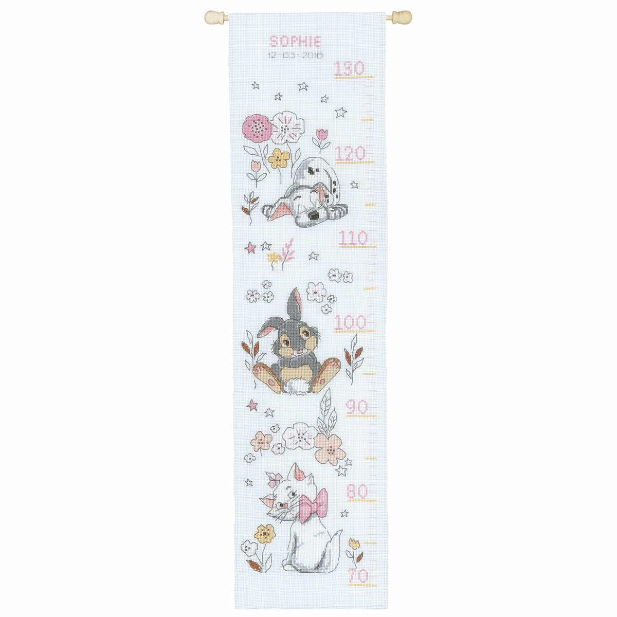 Disney Little Dalmatian Cross Stitch Kit Height Chart ...