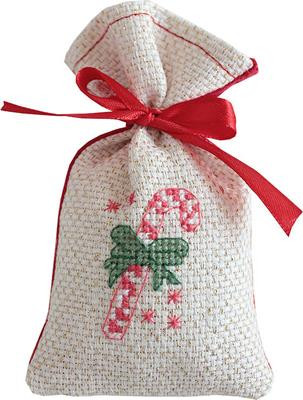 Candy Cane Bag Cross Stitch Kit | MariesCrossStitch.co.uk