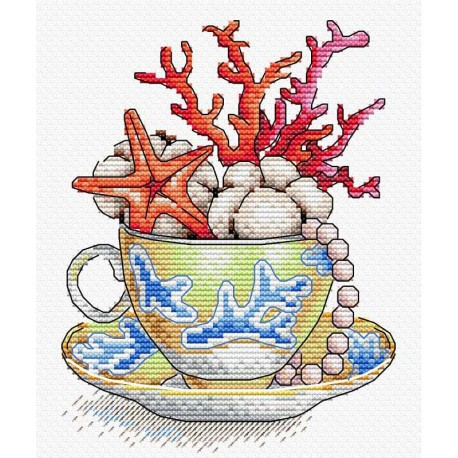 A Gulp Of The Sea Cross Stitch Kit By MP Studia - MariesCrossStitch.co.uk
