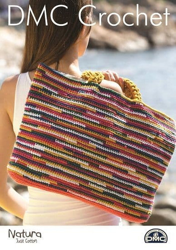 DMC Crochet Pattern: Striped bag - MariesCrossStitch.co.uk