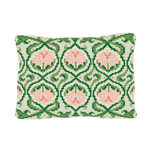Art Nouveau Cushion Tapestry Kit By Brigantia MariesCrossStitch.co.uk