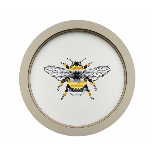 Bee Counted Cross Stitch Kit On Wood by Kind Fox MariesCrossStitch.co.uk