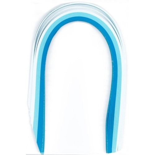 Quill Paper 3mm BLUES 2 (100) MariesCrossStitch.co.uk