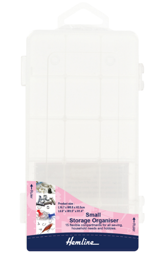 Small Plastic Storage Box by Hemline - MariesCrossStitch.co.uk