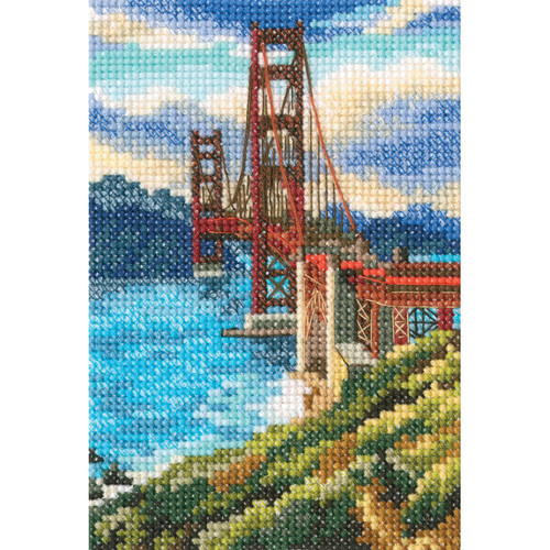 Golden Gate Bridge Cross Stitch Kit by RTO - MariesCrossStitch.co.uk