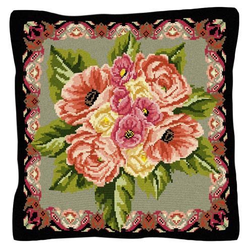 Rosetti Tapestry Cushion Kit | MariesCrossStitch.co.uk