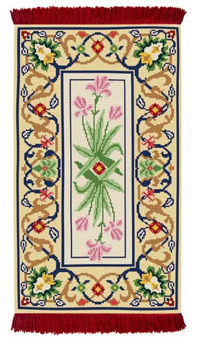 Jasmina Rug/Wall Hanging Cross Stitch Kit