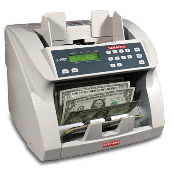 Semacon S-1600V Premium Bank Grade Currency Value Counter