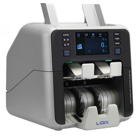 Lidix ML-1V  2-Pocket Currency Discriminator / Mixed Money Counter