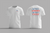 Front and back view of the JL Billet Stay Armed Stay Free shirt featuring a minimal chest logo and large patriotic American Made back design.