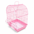 Bird Cage 16" x 12" x 9" White / Green / Pink / Blue/ Purple
