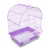 Bird Cage 16" x 12" x 9" White / Green / Pink / Blue/ Purple