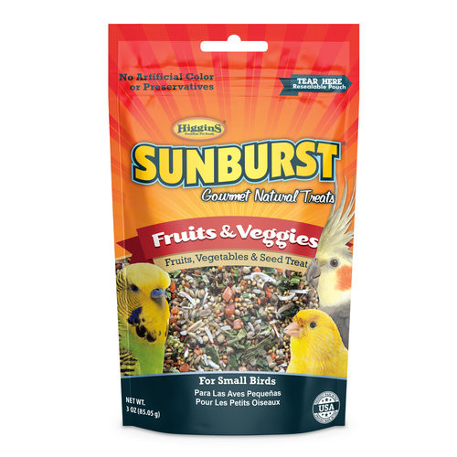 SUNBURST GOURMET NATURAL TREATS FRUITS & VEGGIES (SMALL)