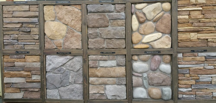 River Rock, Cultured Stone