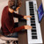 88 Key Foldable Electric Keyboard Piano with Wireless MIDI and Dual Speakers-White - Color: White D681-MU10117US-WH