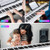 88 Key Foldable Electric Keyboard Piano with Wireless MIDI and Dual Speakers-White - Color: White D681-MU10117US-WH