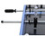 Blue Grey Black 4-foot Foosball Table with Abacus Scorers and 2 Balls Q280-HBFEIFT17169258432